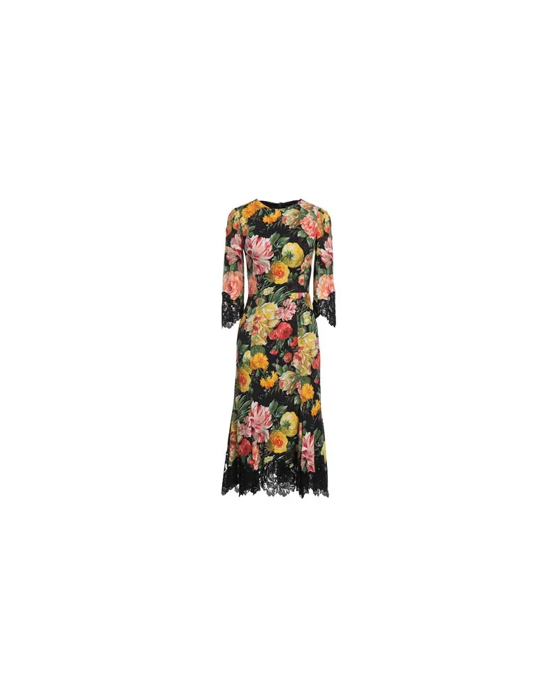 Dolce & Gabbana KLEIDER - Midi-Kleiderauf YOOX.COM Schwarz