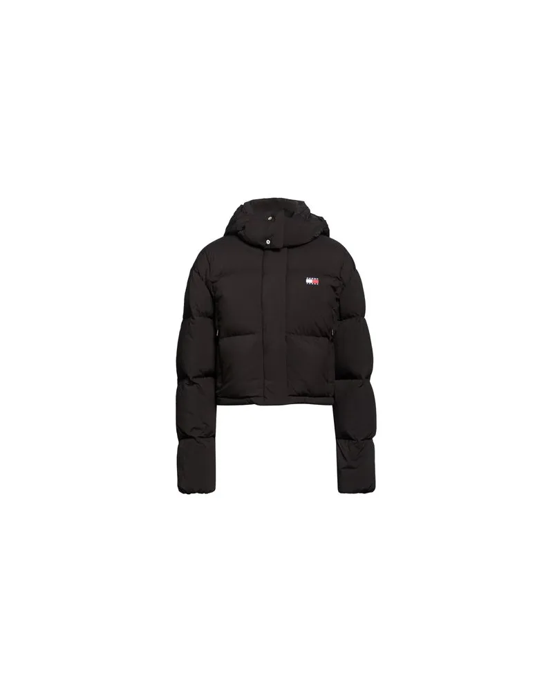 Tommy Hilfiger JACKEN & MÄNTEL - Pufferjacken & Daunenjackenauf YOOX.COM Schwarz