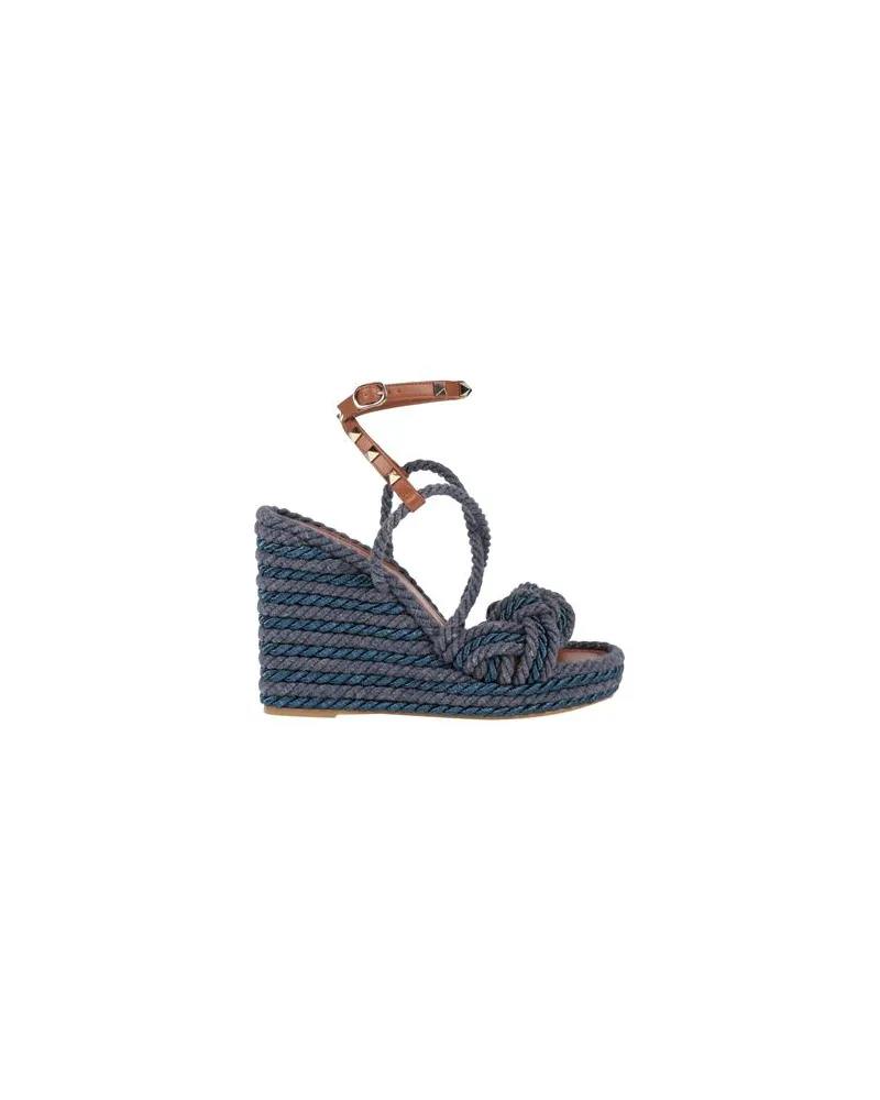Valentino Garavani SCHUHE - Espadrillesauf YOOX.COM Taubenblau