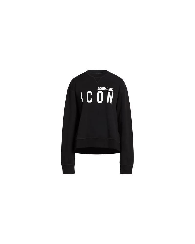 Dsquared2 ICON - TOPS - Sweatshirtsauf YOOX.COM Schwarz