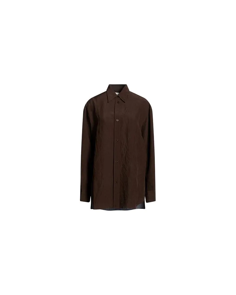 Studio Nicholson TOPS - Hemdenauf YOOX.COM Schokobraun