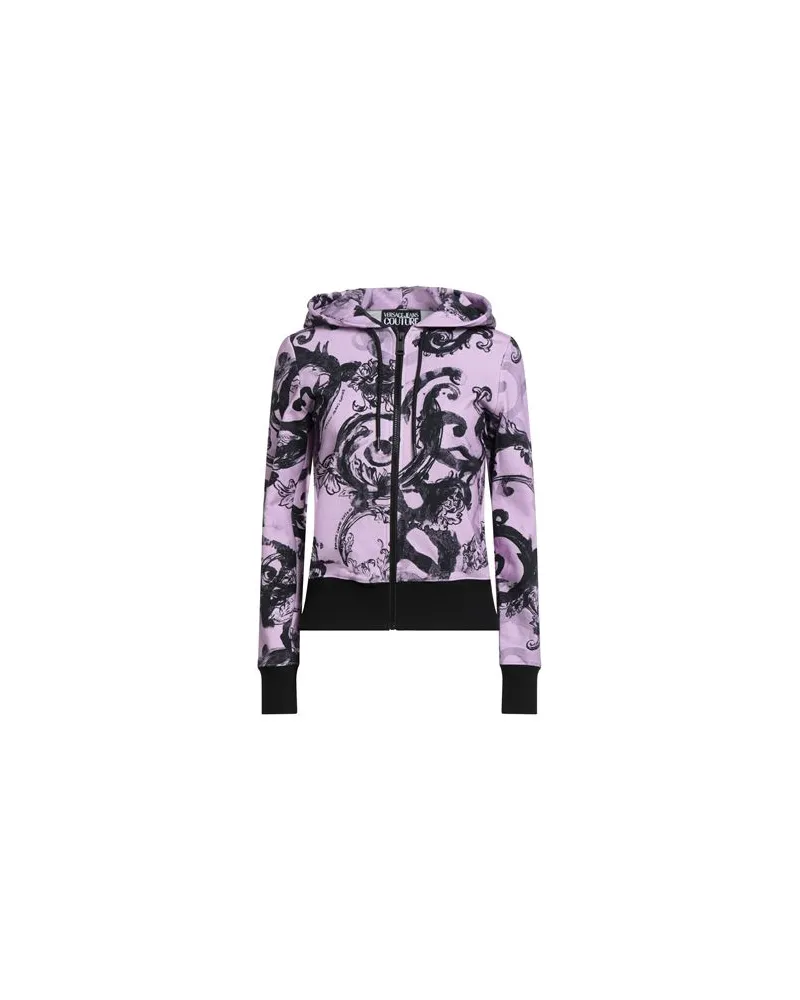 Versace Jeans TOPS - Sweatshirtsauf YOOX.COM Lila