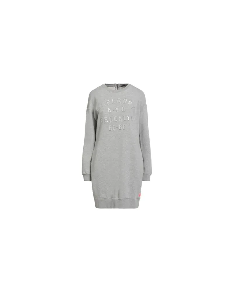 Superdry. KLEIDER - Mini-Kleiderauf YOOX.COM Grau