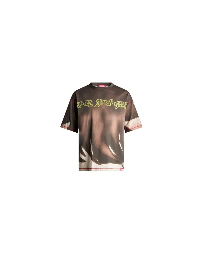 Diesel TOPS - T-shirtsauf YOOX.COM Khaki
