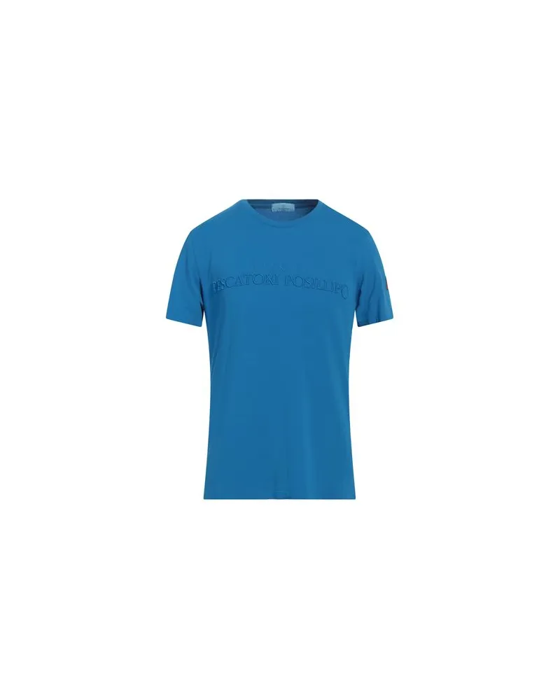 Cooperativa Pescatori Posillipo TOPS - T-shirtsauf YOOX.COM Azurblau
