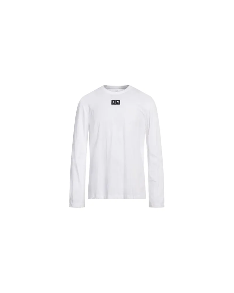 Armani Exchange TOPS - T-shirtsauf YOOX.COM Weiß