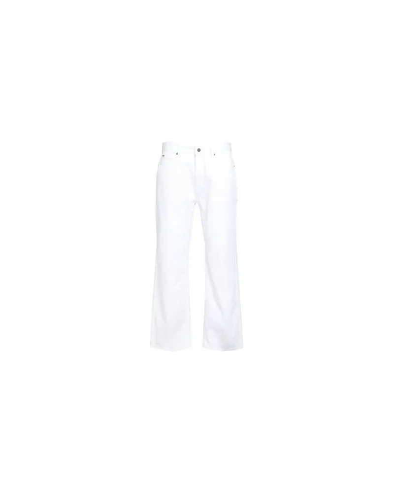 Guess HOSEN & RÖCKE - Jeanshosenauf YOOX.COM Weiß