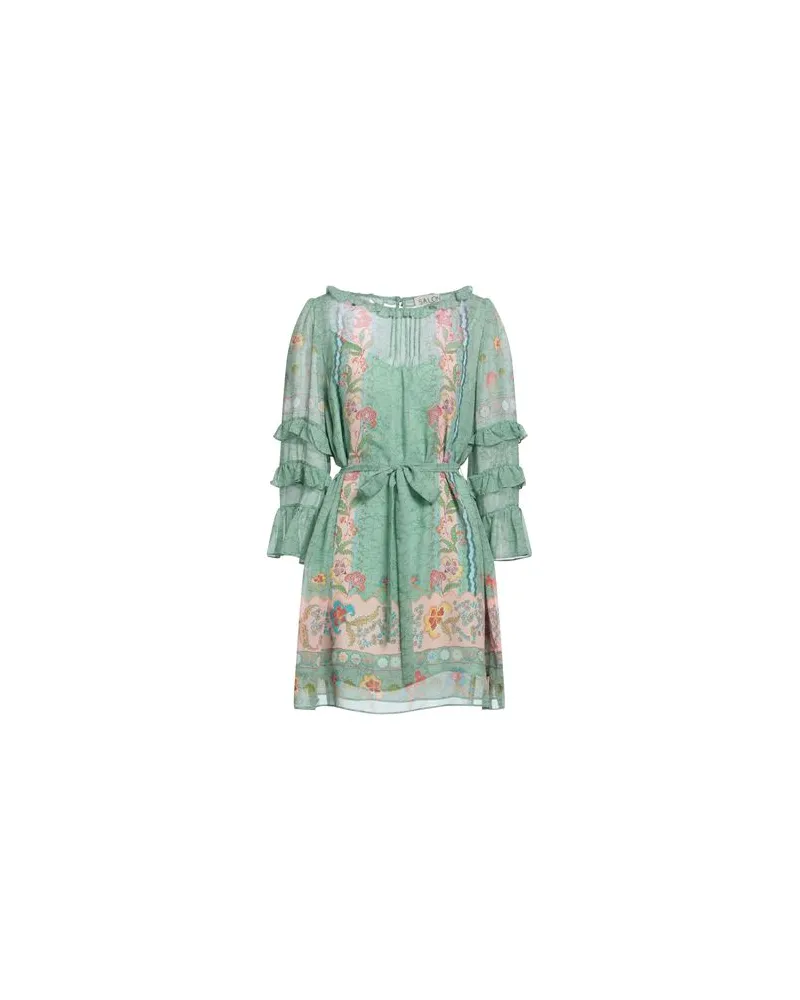 Saloni KLEIDER - Mini-Kleiderauf YOOX.COM Salbeigrün
