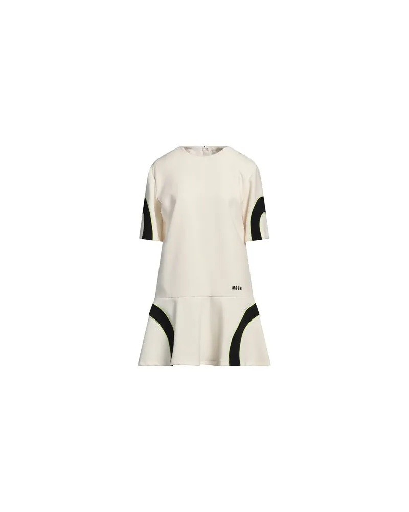 MSGM KLEIDER - Mini-Kleiderauf YOOX.COM Cremeweiß