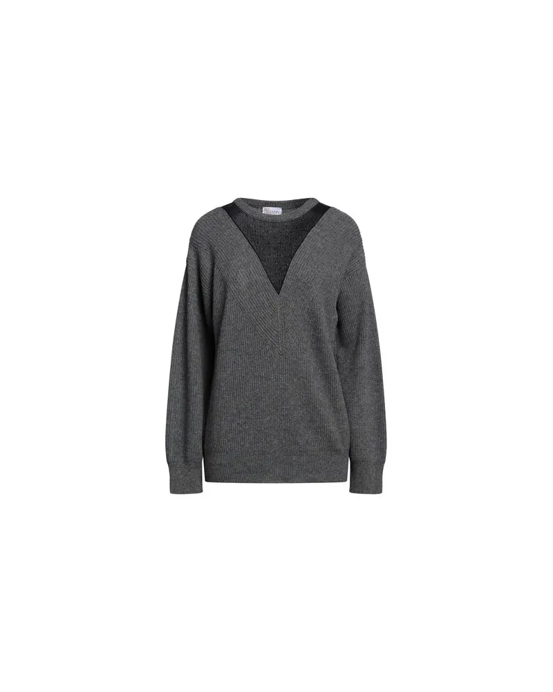 RED Valentino STRICKWAREN - Pulloverauf YOOX.COM Grau