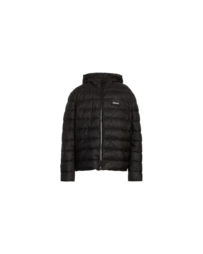 Versace JACKEN & MÄNTEL - Pufferjacken & Daunenjackenauf YOOX.COM Schwarz