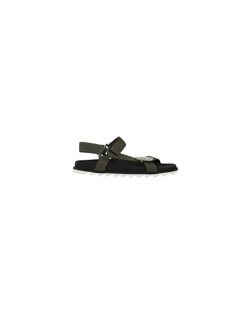 Roger Vivier SCHUHE - Sandalenauf YOOX.COM Militärgrün