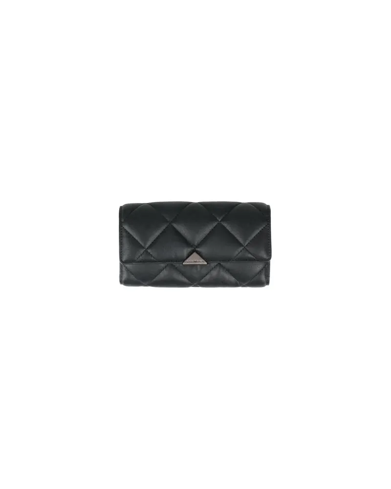 Emporio Armani Kleinlederwaren - Brieftaschenauf YOOX.COM Schwarz