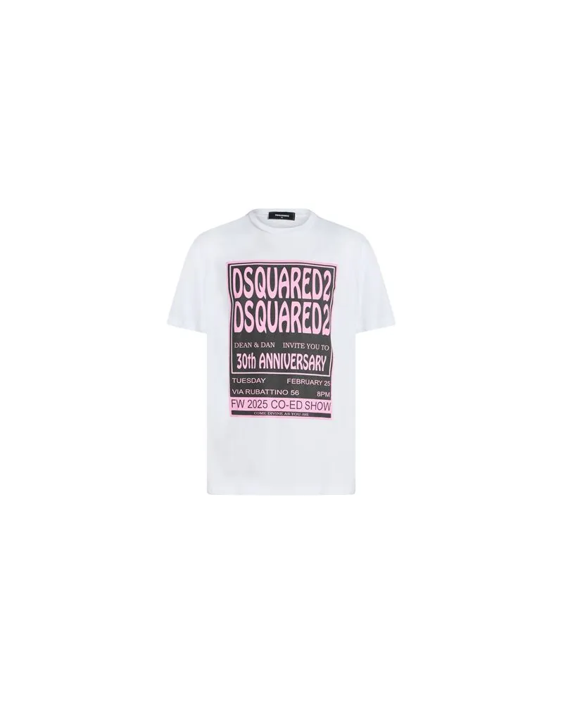 Dsquared2 TOPS - T-shirtsauf YOOX.COM Weiß