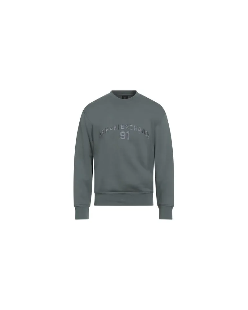 Armani Exchange TOPS - Sweatshirtsauf YOOX.COM Militärgrün