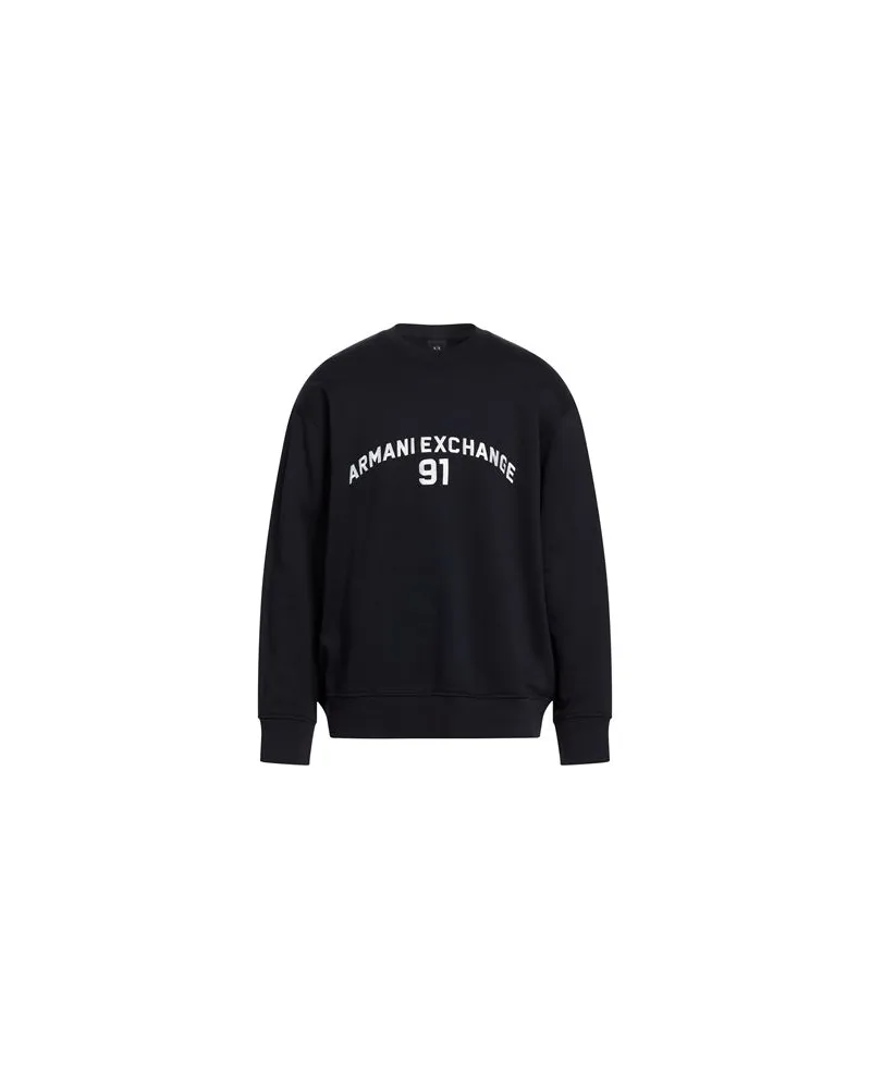 Armani Exchange TOPS - Sweatshirtsauf YOOX.COM Nachtblau
