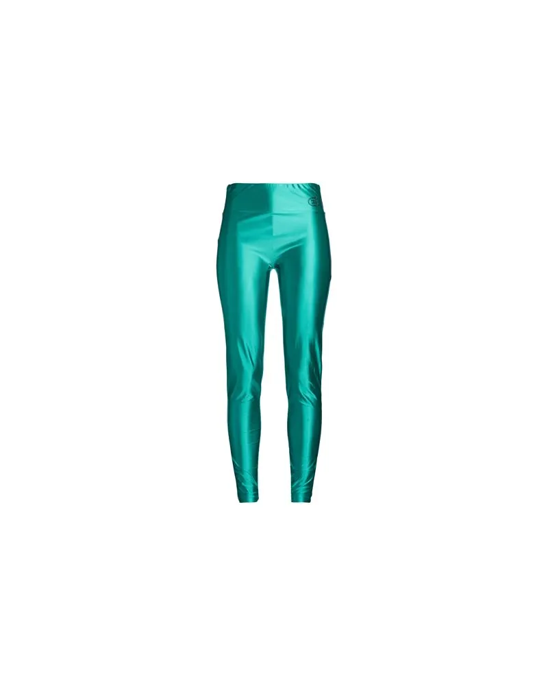 Elisabetta Franchi HOSEN & RÖCKE - Leggingsauf YOOX.COM Smaragdgrün