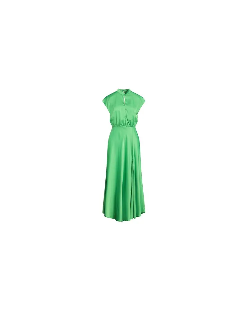 VICOLO KLEIDER - Maxi-Kleiderauf YOOX.COM Säuregrün
