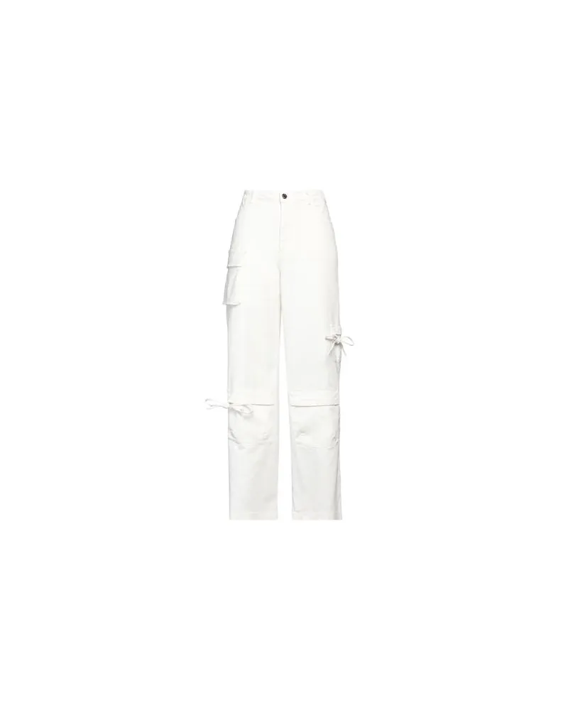Soallure HOSEN & RÖCKE - Jeanshosenauf YOOX.COM Weiß
