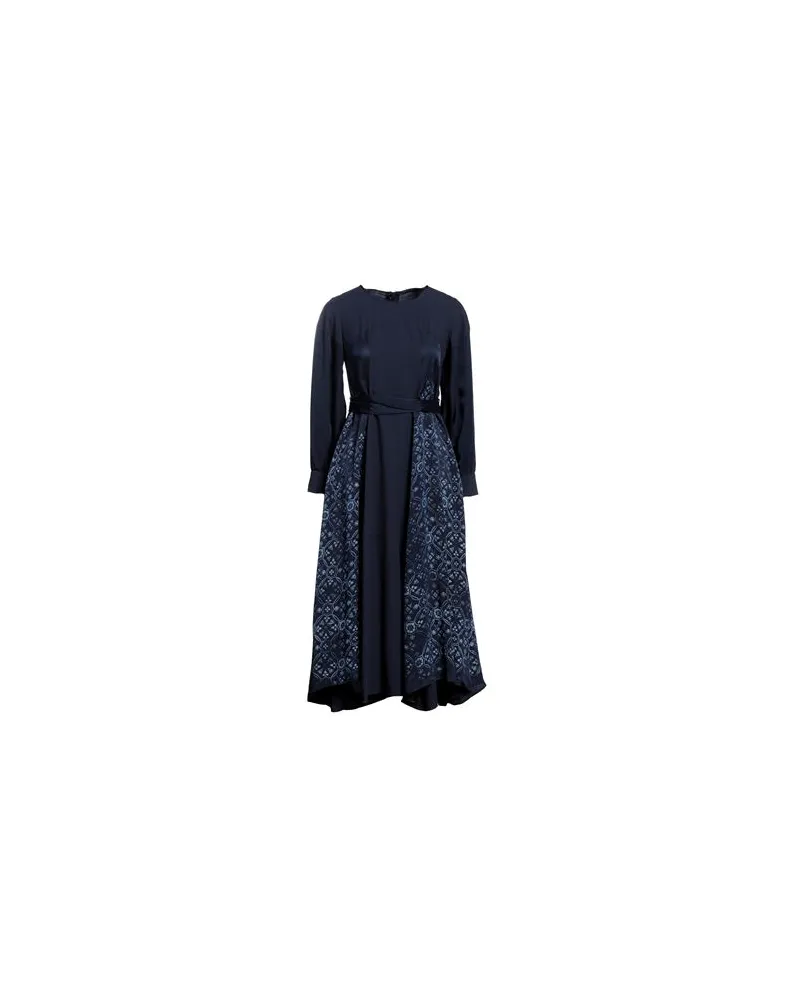 HIGH KLEIDER - Maxi-Kleiderauf YOOX.COM Blau