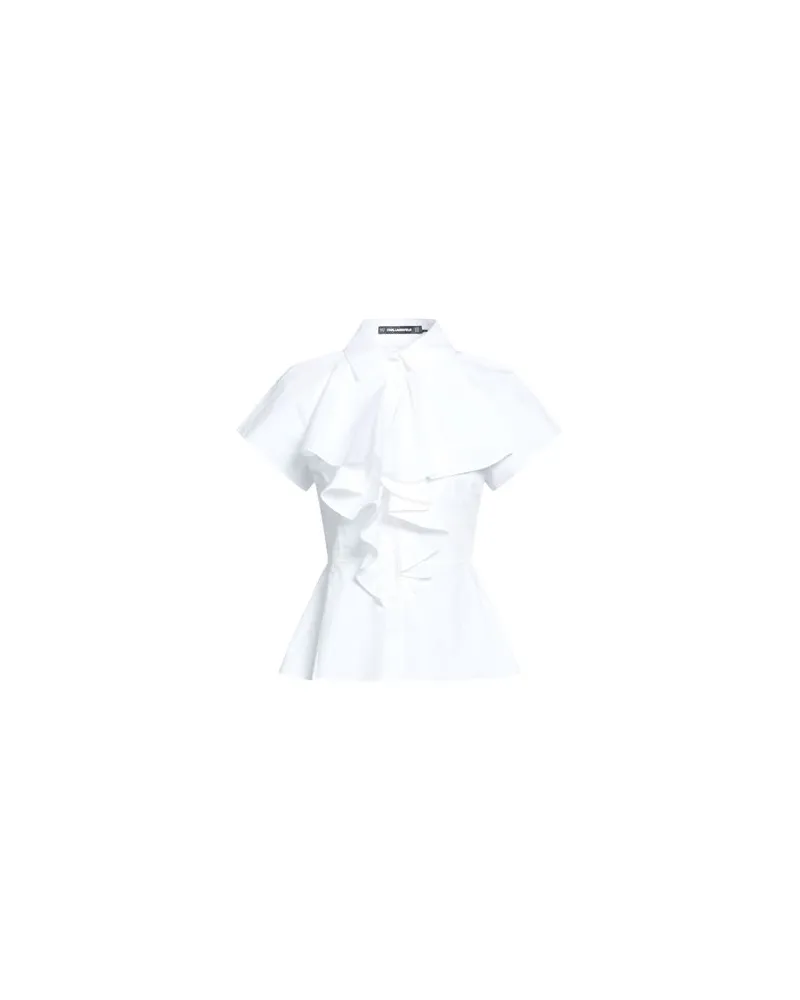 Karl Lagerfeld TOPS - Hemdenauf YOOX.COM Weiß