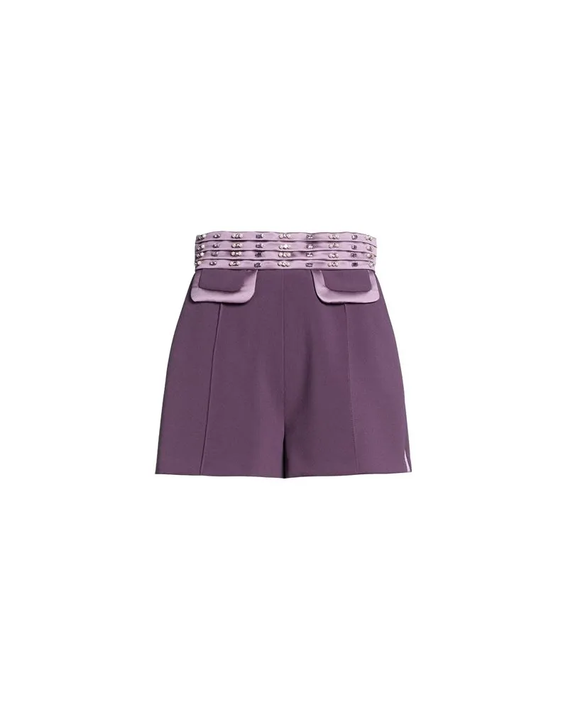 Elisabetta Franchi HOSEN & RÖCKE - Shorts & Bermudashortsauf YOOX.COM Dunkelviolett