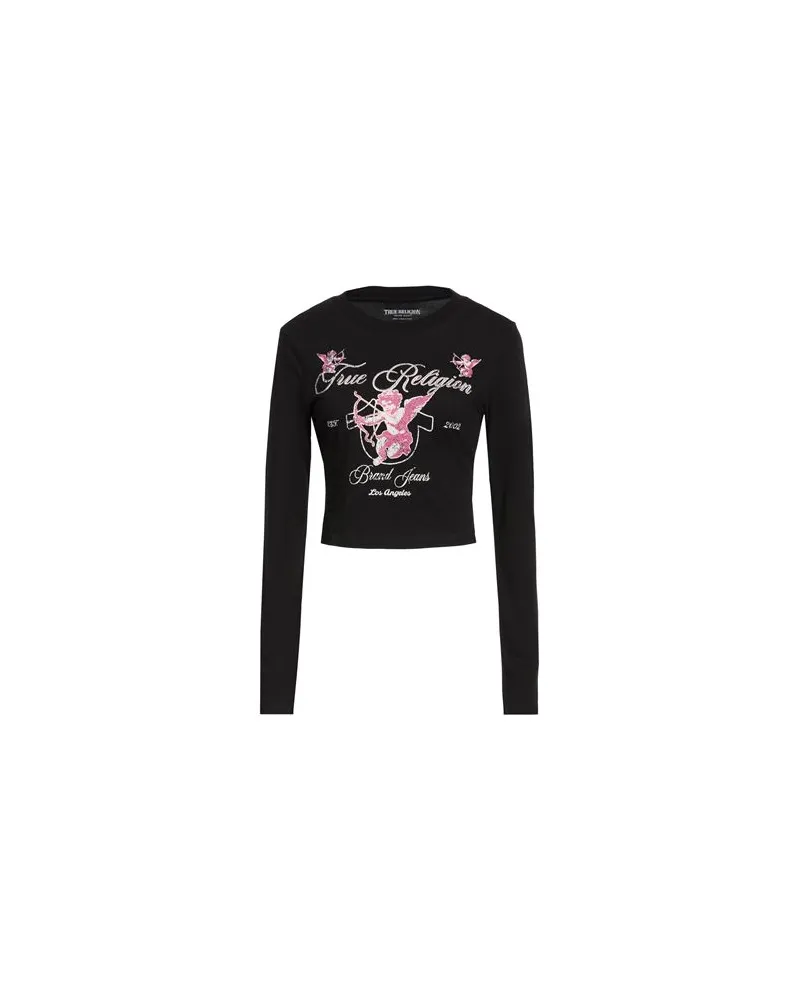 True Religion TOPS - T-shirtsauf YOOX.COM Schwarz