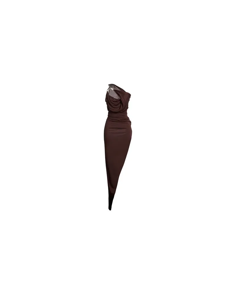 Rick Owens KLEIDER - Maxi-Kleiderauf YOOX.COM Schokobraun