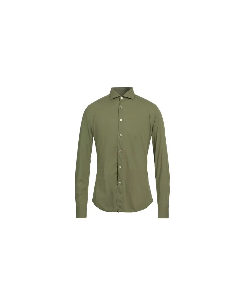 XACUS TOPS - Hemdenauf YOOX.COM Militärgrün