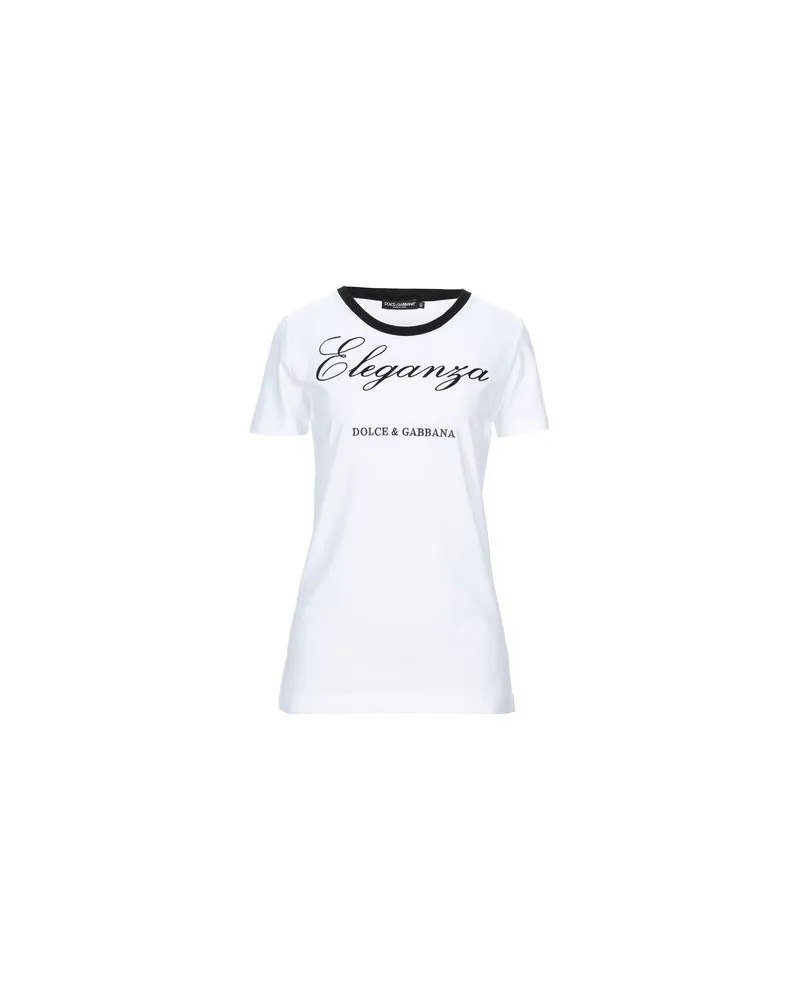 Dolce & Gabbana TOPS - T-shirtsauf YOOX.COM Weiß