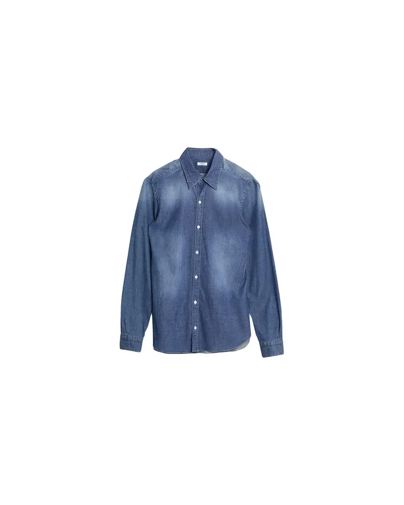 BARBA TOPS - Jeanshemdenauf YOOX.COM Blau