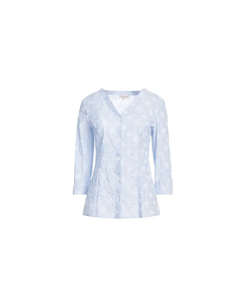Camicettasnob TOPS - Hemdenauf YOOX.COM Hellblau