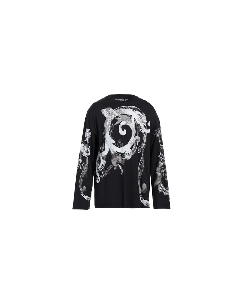 Versace Jeans TOPS - T-shirtsauf YOOX.COM Schwarz