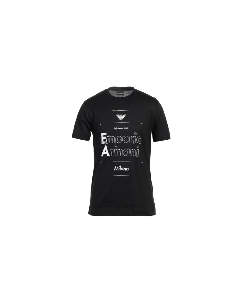 Emporio Armani TOPS - T-shirtsauf YOOX.COM Schwarz