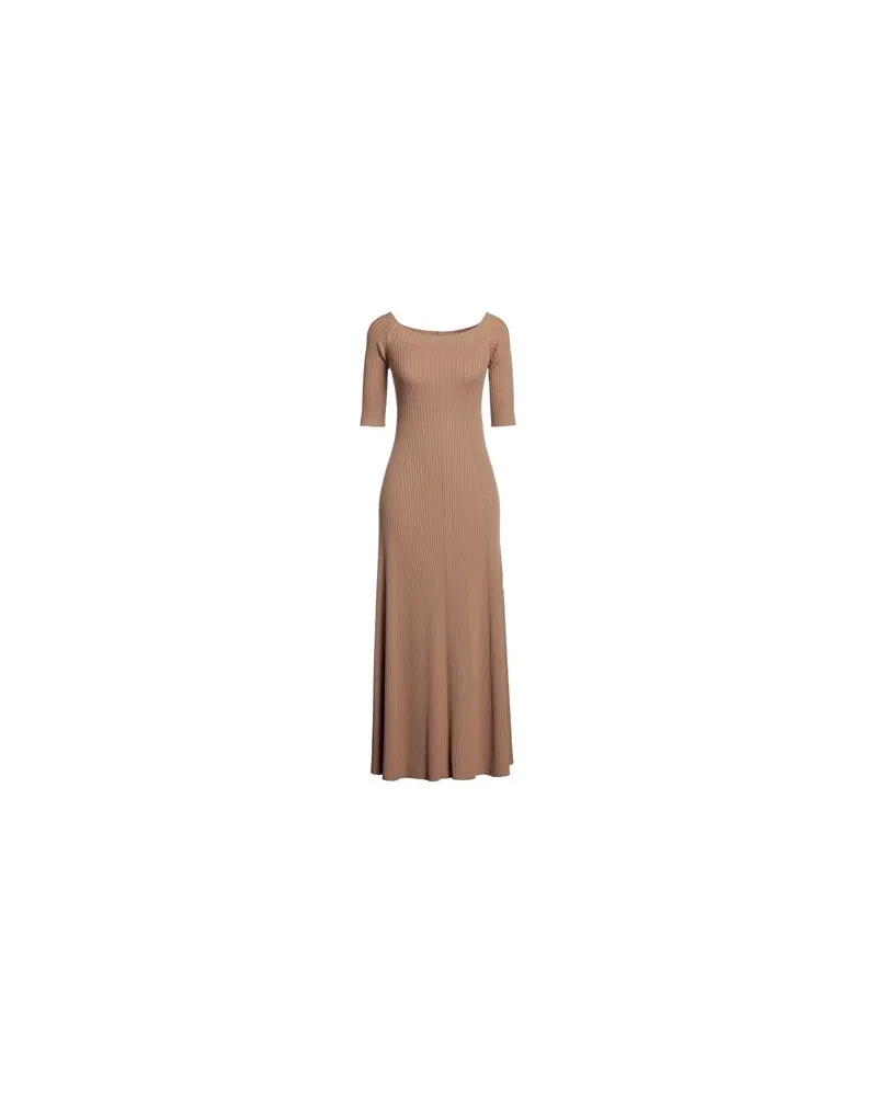 Chloé KLEIDER - Maxi-Kleiderauf YOOX.COM Kamel