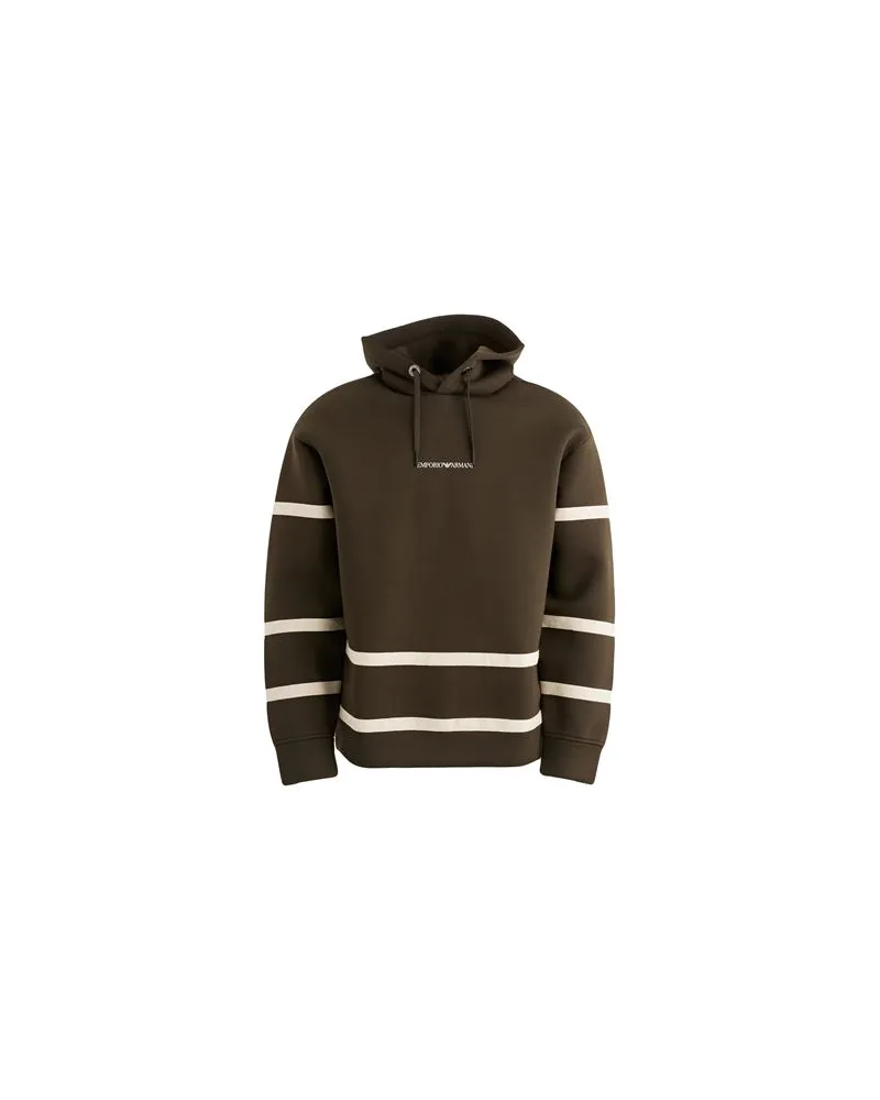 Emporio Armani TOPS - Sweatshirtsauf YOOX.COM Militärgrün