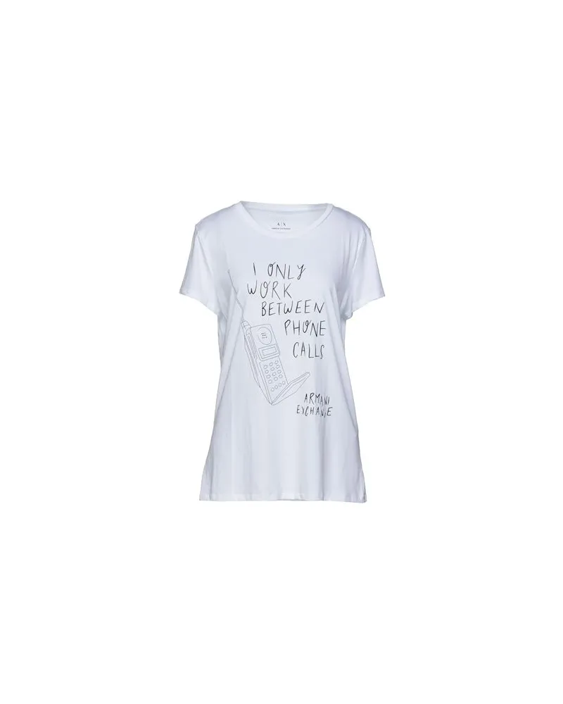 Armani Exchange TOPS - T-shirtsauf YOOX.COM Weiß