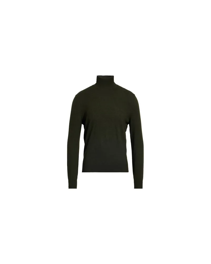BASE Milano STRICKWAREN - Rollkragenpulloverauf YOOX.COM Dunkelgrün