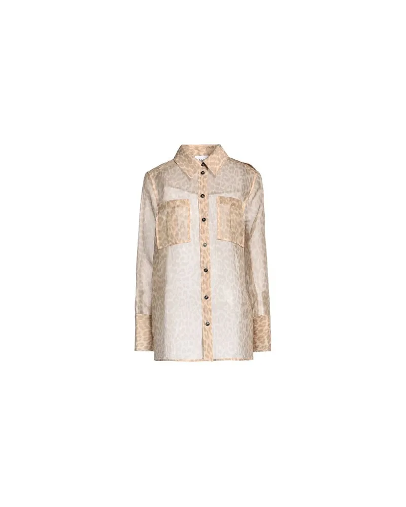 Ganni TOPS - Hemdenauf YOOX.COM Sand