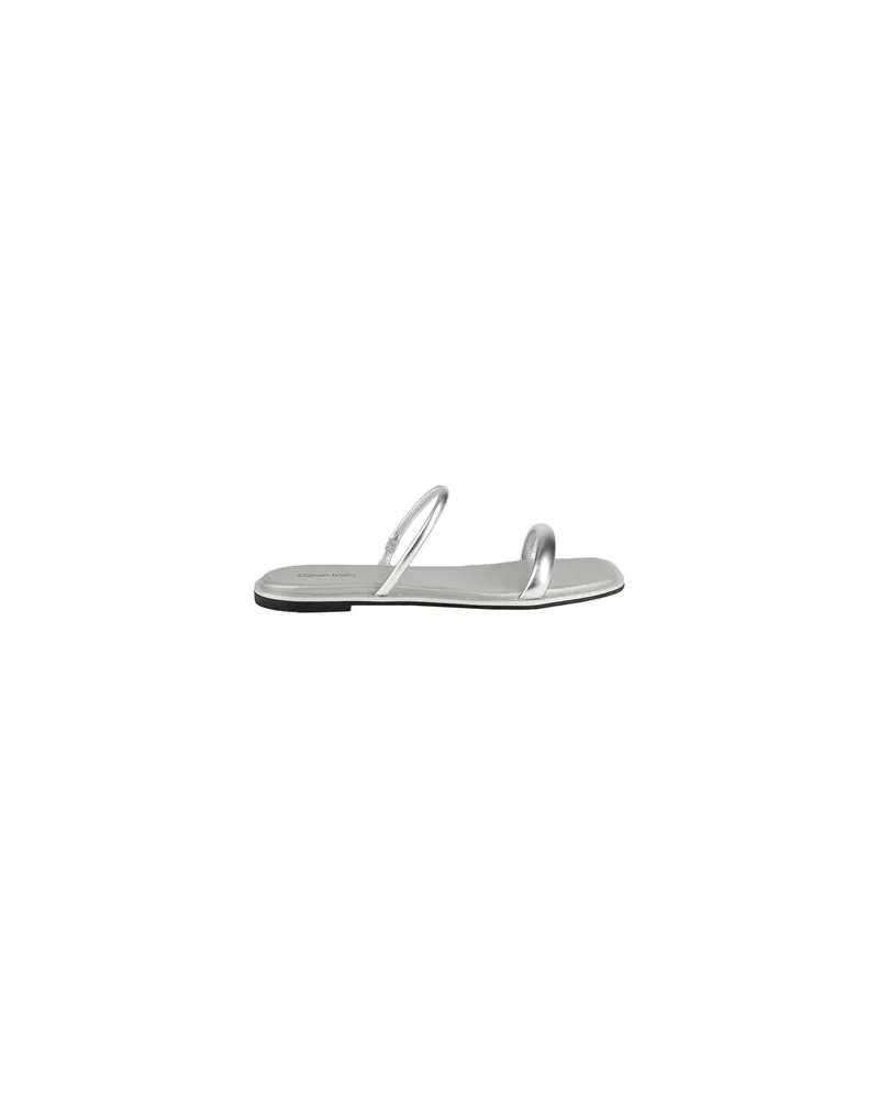 Calvin Klein SCHUHE - Sandalenauf YOOX.COM Silber