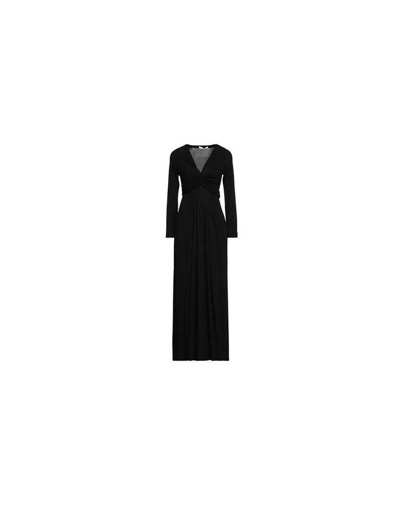 HIGH KLEIDER - Maxi-Kleiderauf YOOX.COM Schwarz