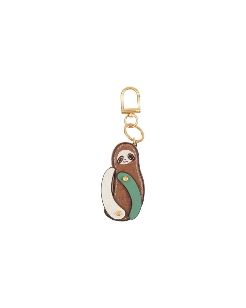 Tory Burch Kleinlederwaren - Schlüsselanhängerauf YOOX.COM Dunkelbraun