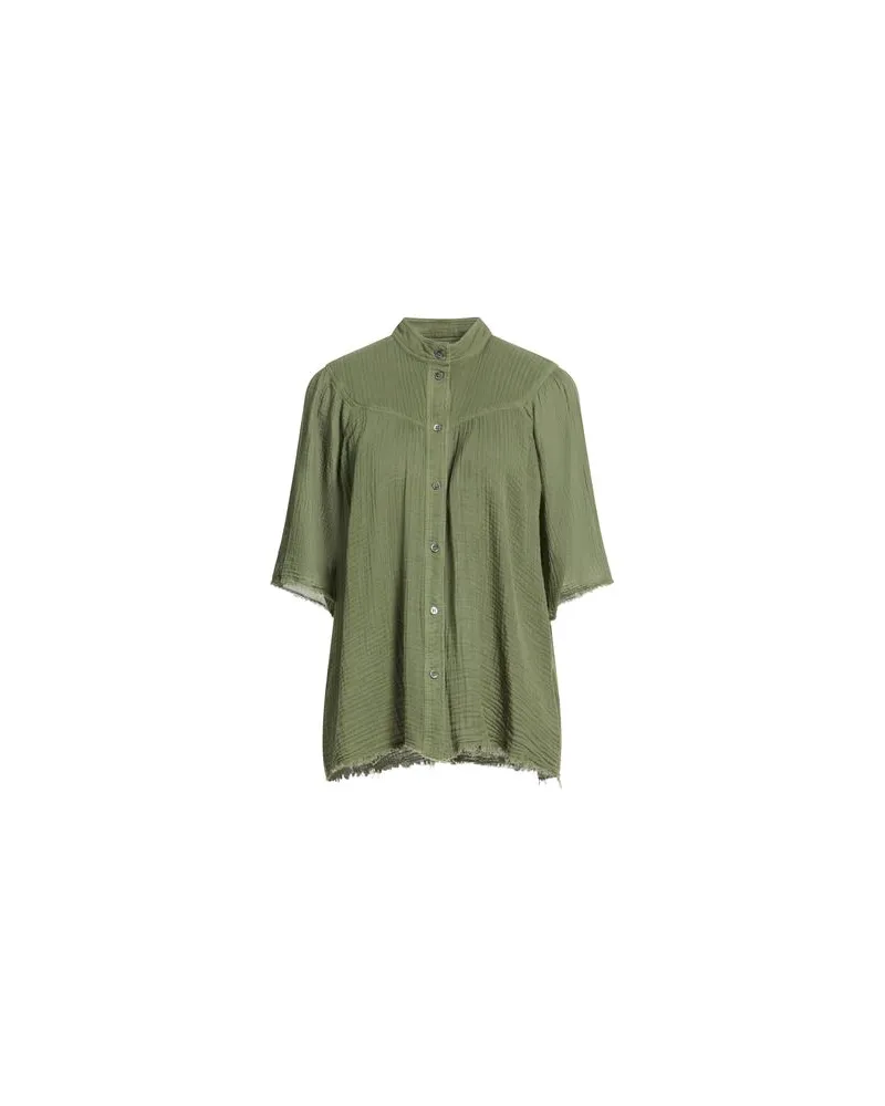 Raquel Allegra TOPS - Hemdenauf YOOX.COM Militärgrün