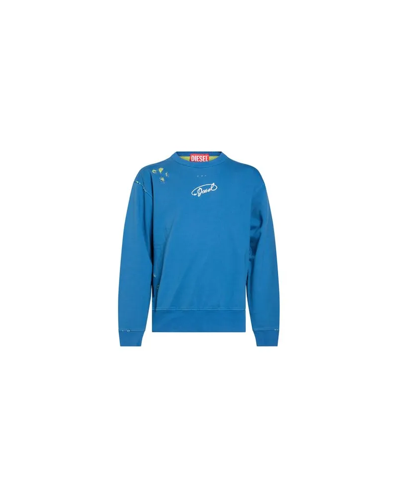 Diesel TOPS - Sweatshirtsauf YOOX.COM Blau