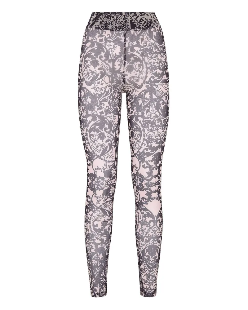 Philipp Plein Leggings Beige