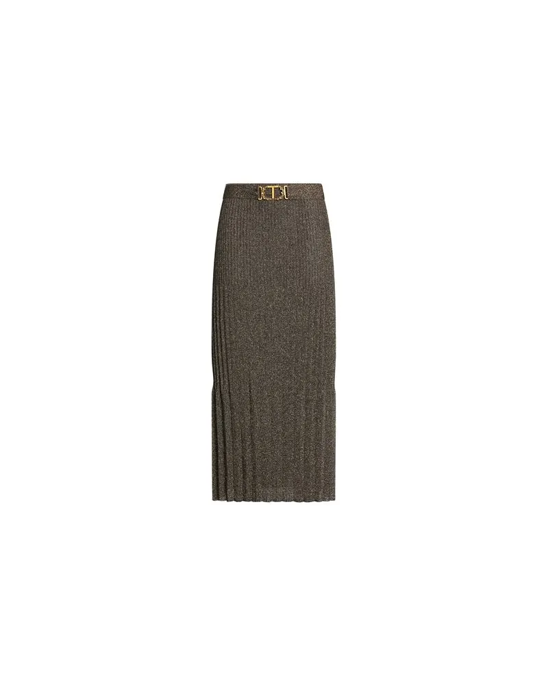 Twin-Set HOSEN & RÖCKE - Midi-Röckeauf YOOX.COM Gold