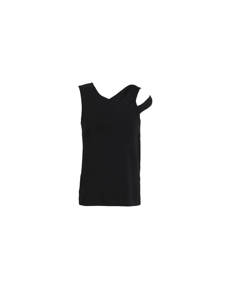 Ninety Percent HARPER STRETCH TENCEL SJ TOP  - TOPS - Topsauf YOOX.COM Schwarz