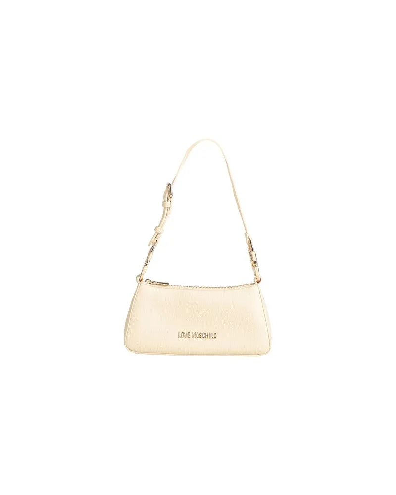 Moschino TASCHEN - Schultertaschenauf YOOX.COM Cremeweiß