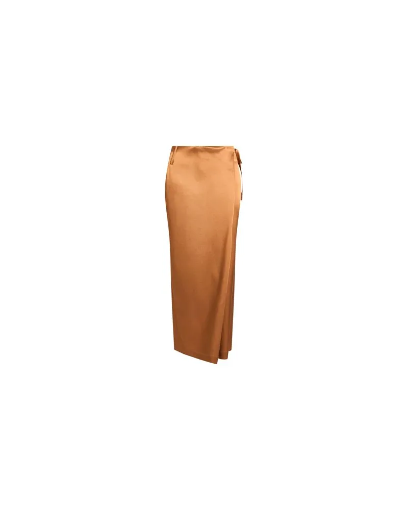 ALYSI CHOCOLAT - HOSEN & RÖCKE - Maxi-Röckeauf YOOX.COM Rostrot