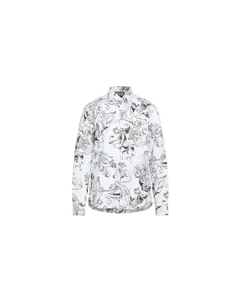 Versace Jeans TOPS - Hemdenauf YOOX.COM Weiß